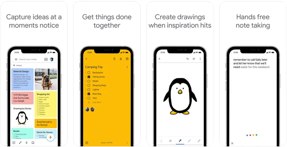 Google Keepメインビジュアル